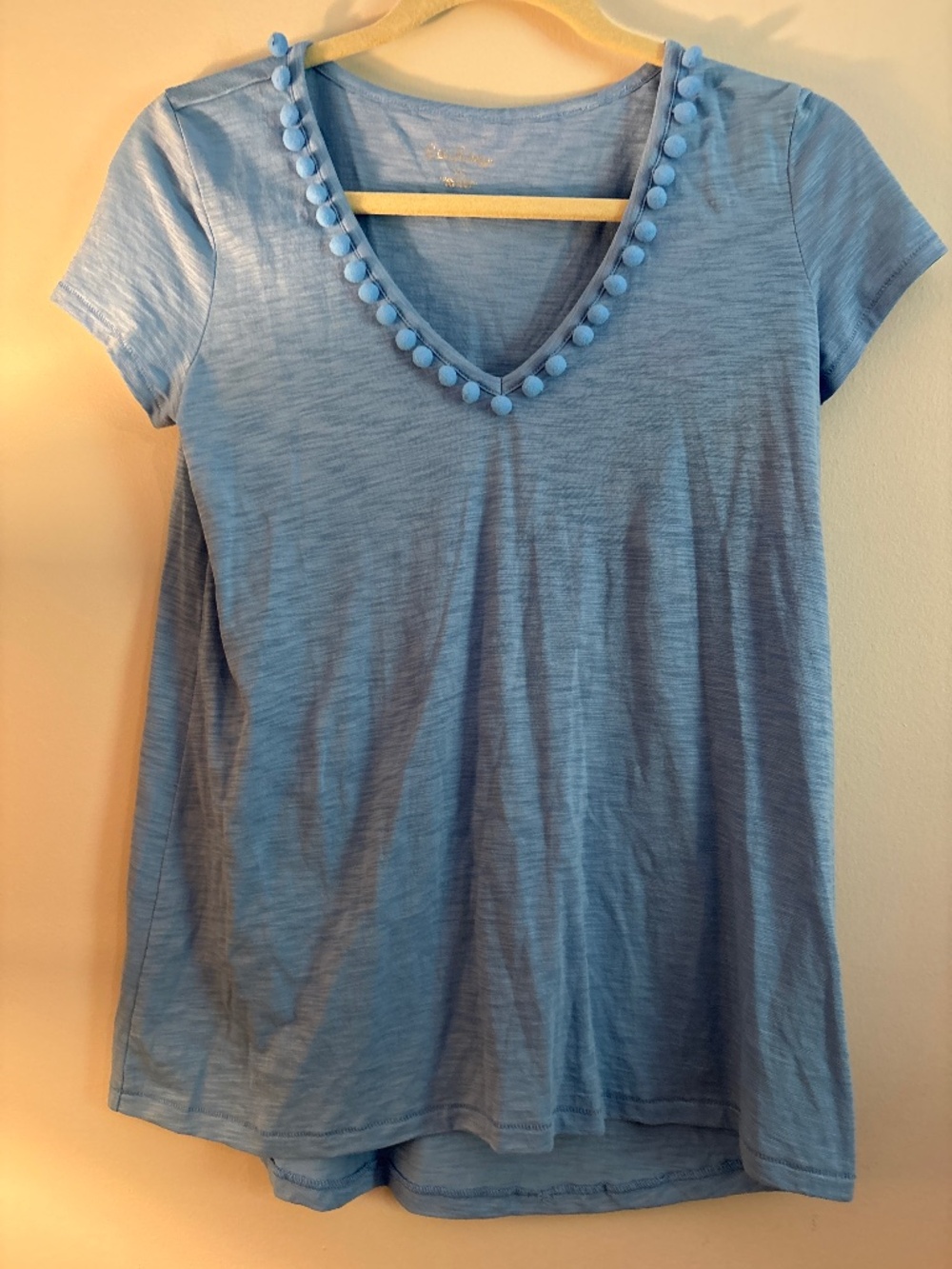 Lilly Pulitzer women’s Zanzibar  blue Etta top xs